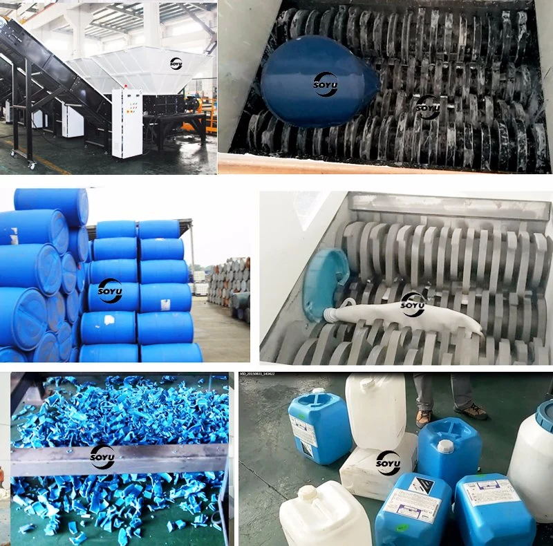 Four Shaft Shredder/Plastic Crushing Machine/Plastic Pail Shredder