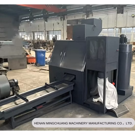 Macchina per impianti di riciclaggio di macinazione di granulatori per cavi elettrici in filo di rame di alluminio elettrico con separatore